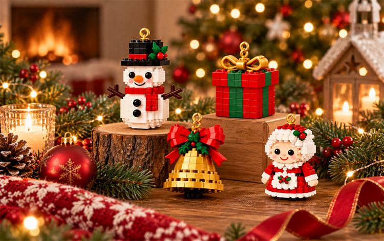 Healrize® クリスマスミニブロックのディテール 10011