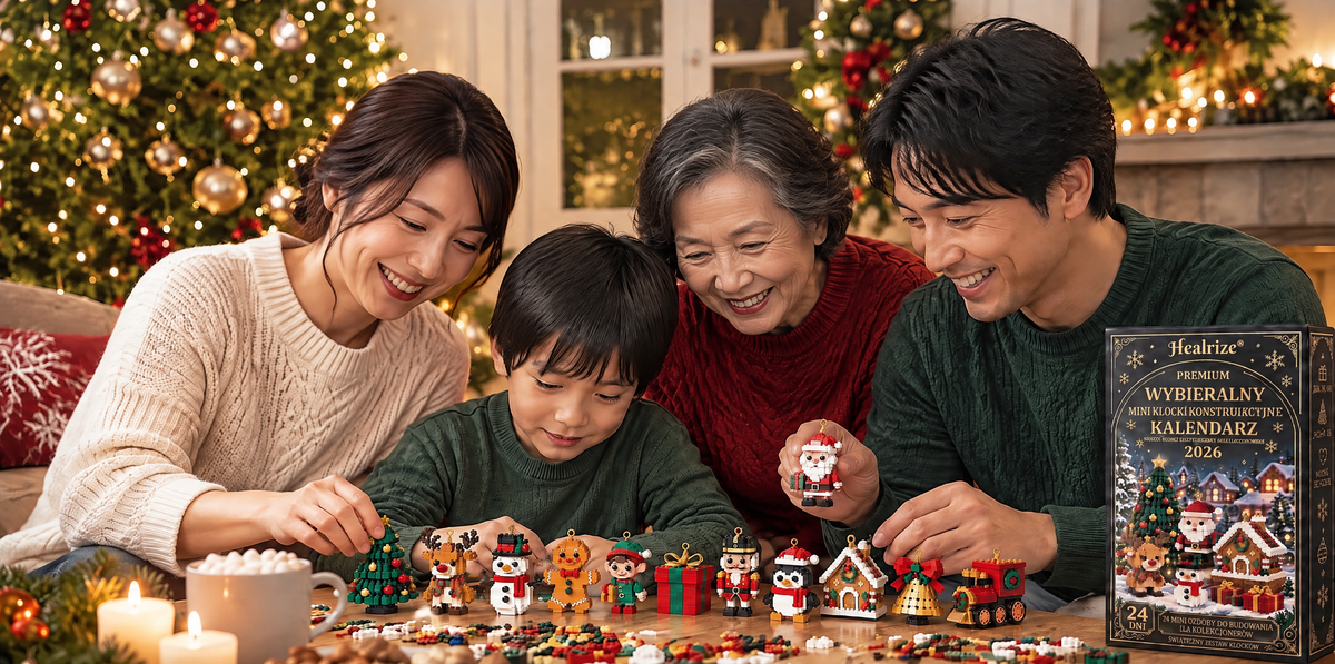 家族で楽しむHealrize®クリスマスミニブロック