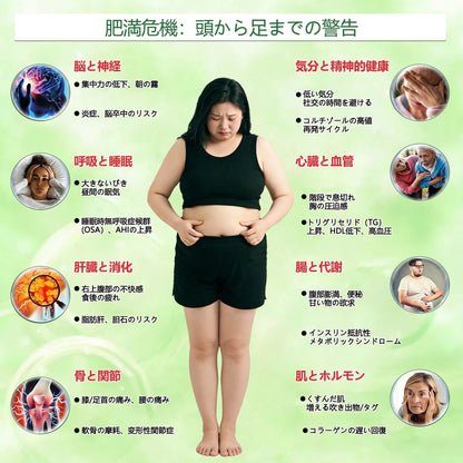 🧑‍⚕️公式旗艦店 /ANGELTRAP®＆NAD+ 10-in-1 ナノ強化フォーミュラ — 肥満、肌のたるみ、糖尿病、睡眠時無呼吸症候群、関節の悩み、その他健康上の懸念にアプローチ🛡️